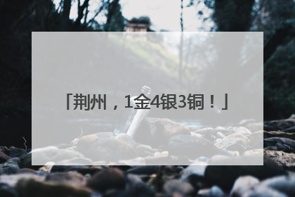 荆州，1金4银3铜！