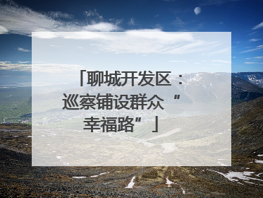 聊城开发区：巡察铺设群众“幸福路”