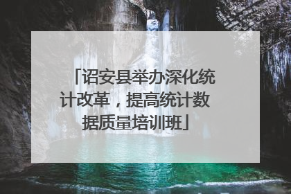诏安县举办深化统计改革，提高统计数据质量培训班