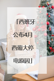 西班牙公布4月西葡大停电原因