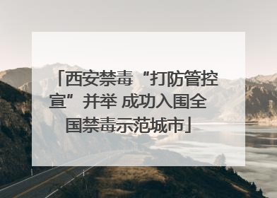 西安禁毒“打防管控宣”并举 成功入围全国禁毒示范城市