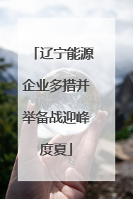 辽宁能源企业多措并举备战迎峰度夏