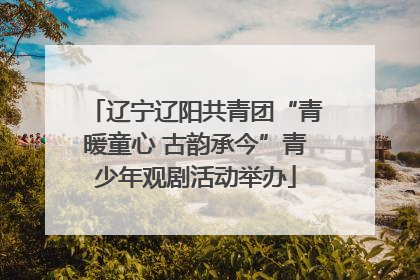 辽宁辽阳共青团“青暖童心 古韵承今”青少年观剧活动举办
