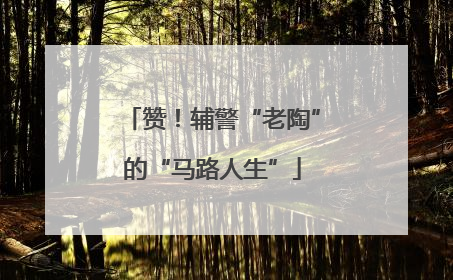 赞！辅警“老陶”的“马路人生”