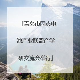青岛市固态电池产业联盟产学研交流会举行