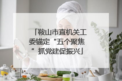 鞍山市直机关工委锚定“五个聚焦”抓党建促振兴