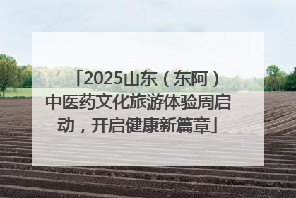 2025山东（东阿）中医药文化旅游体验周启动，开启健康新篇章