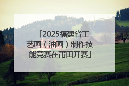 2025福建省工艺画（油画）制作技能竞赛在莆田开赛