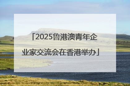 2025鲁港澳青年企业家交流会在香港举办