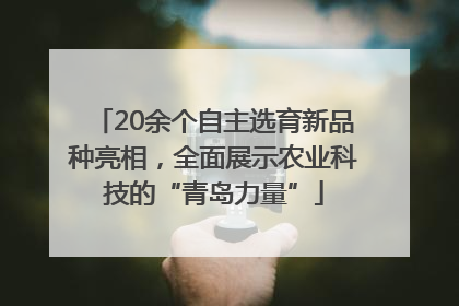 20余个自主选育新品种亮相，全面展示农业科技的“青岛力量”