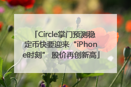 Circle掌门预测稳定币快要迎来“iPhone时刻” 股价再创新高