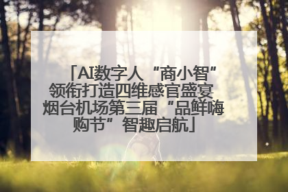 AI数字人“商小智”领衔打造四维感官盛宴 烟台机场第三届“品鲜嗨购节”智趣启航